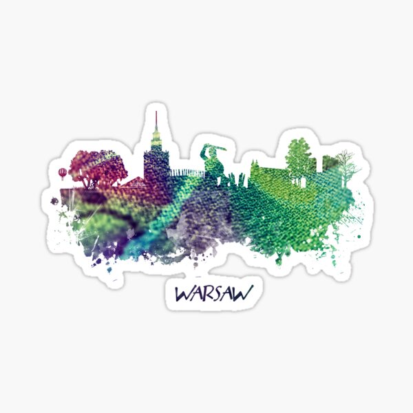Item preview, Warsaw Poland skyline designed and sold by JBJart.