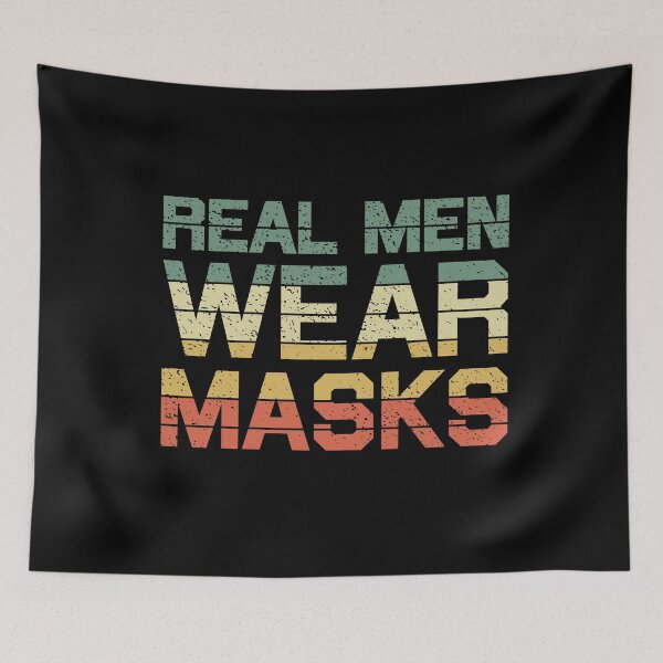 Item preview, Real Men Wear Masks Vintage designed and sold by d247.