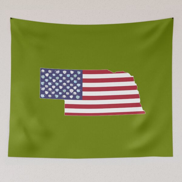 Item preview, Nebraska - NE State Map designed and sold by Fei A.