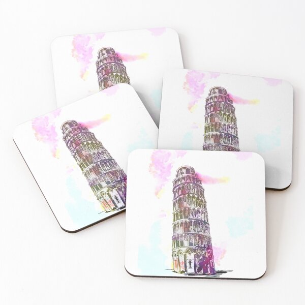 Item preview, Colorful Pisa tower designed and sold by DuseTrive.