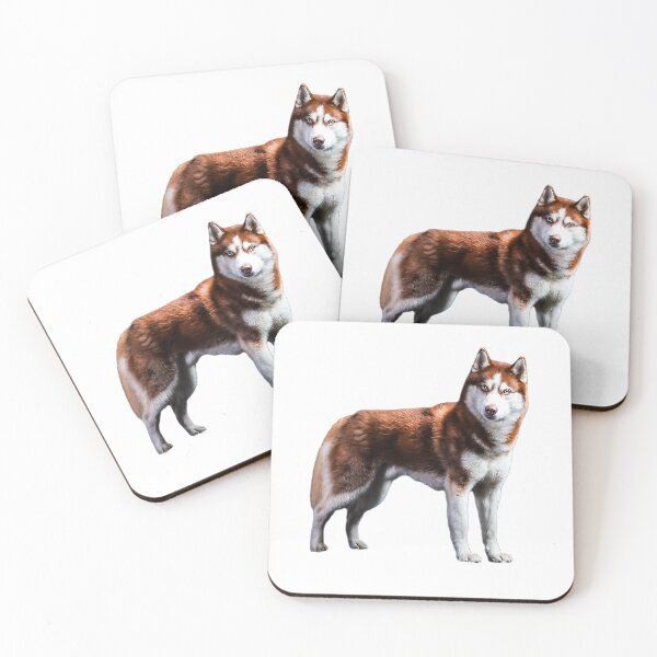 Item preview, Siberian Husky Red Husky Wolf Dog designed and sold by ElegantCat.