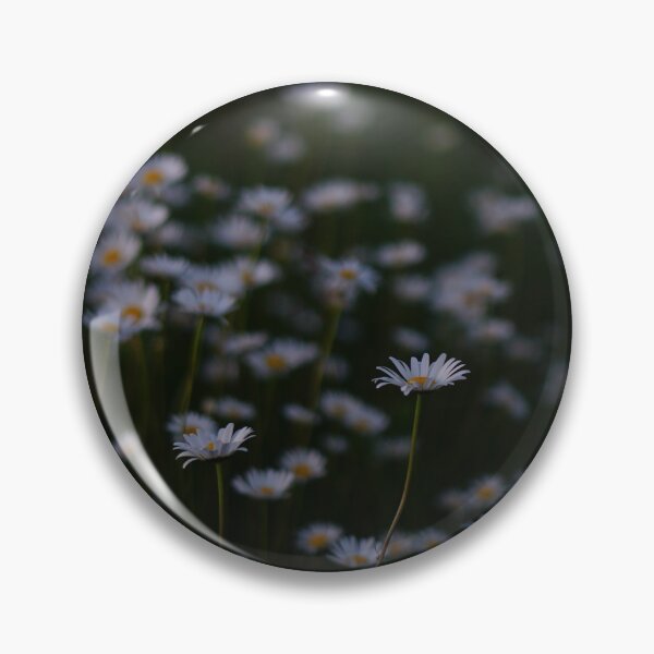 Item preview, field of oxeye daisies designed and sold by distracted.