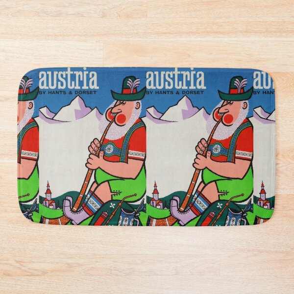 Artikelvorschau, austria vintage travel poster entworfen und verkauft von stickart-marek.