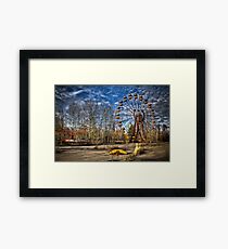 Prypiat/Chernobyl Abandoned Ferris Wheel Framed Print