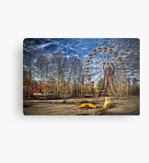 Prypiat/Chernobyl Abandoned Ferris Wheel Metal Print
