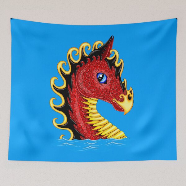 Item preview, Red Water Dragon designed and sold by Melanie Jeyakkumar.