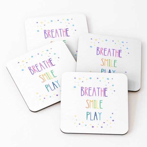Item preview, Kids Playroom Breathe Smile Play Wall Art Home Decor designed and sold by visual-samadhi.