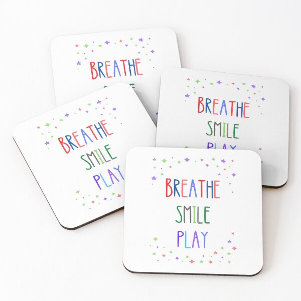 Item preview, Kids Playroom Breathe Smile Play Wall Art Home Decor designed and sold by visual-samadhi.