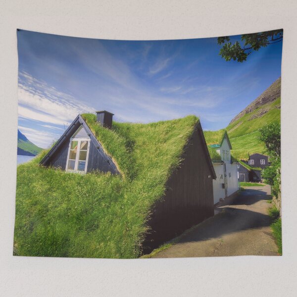 Item preview, One with nature, the green life, Faroe Islands designed and sold by KeiserOne.