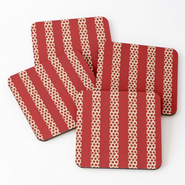 Item preview, Geometric Stripes red designed and sold by coverinlove.