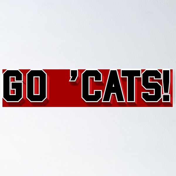 Item preview, Go Cats text in black  designed and sold by enriquepma.