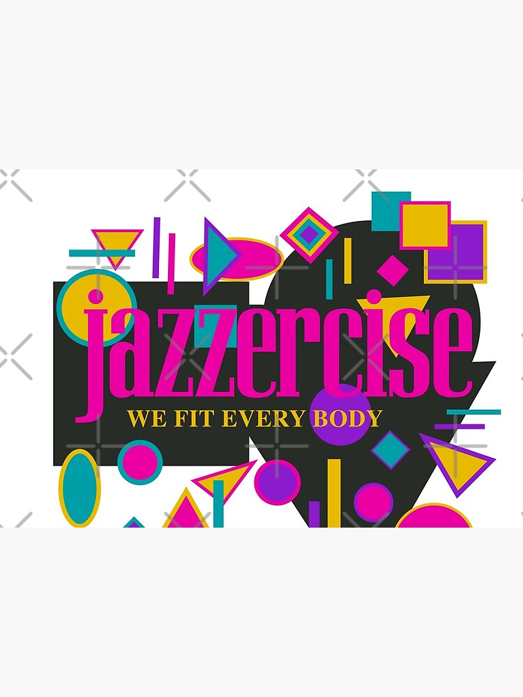 "jazzercise retro vintage logo" Mask for Sale by cameronbaba Redbubble