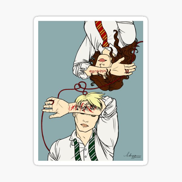 Red String of Fate Sticker