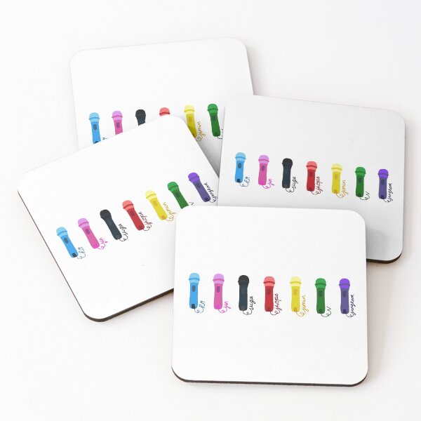 Item preview, Microphone sticker set designed and sold by heart-and-seoul.