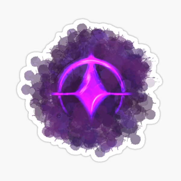 The Dragon Prince Star Rune Watercolor Sticker For Sale By Madisondraws Redbubble