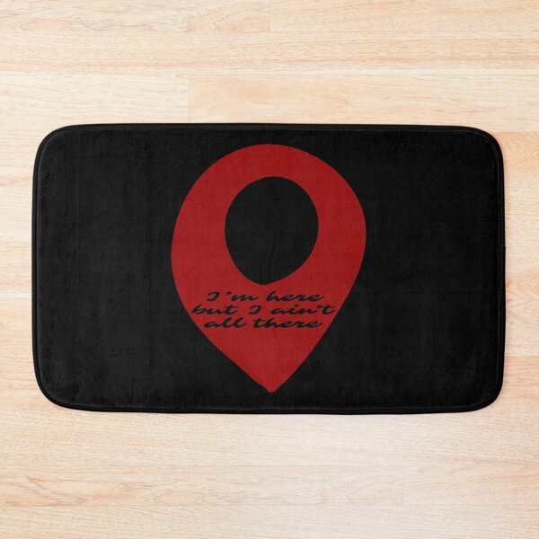 Item preview, I'm Here But I Ain't All There Pin Design designed and sold by KoolMoDee.