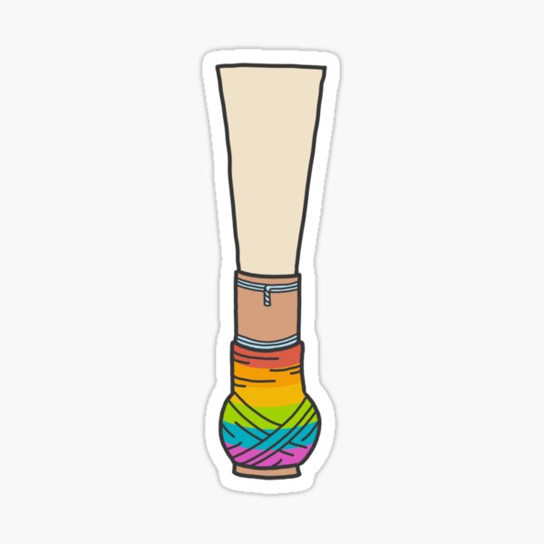 Rainbow Bassoon Reed Sticker