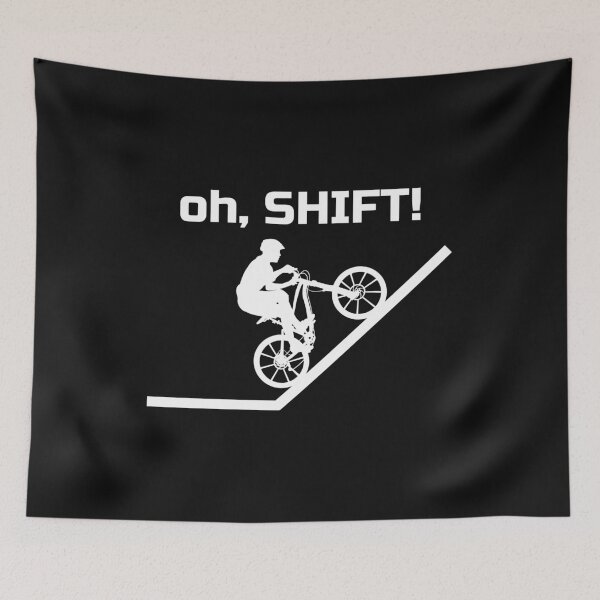 Item preview, Oh Shift! Mountain Bike Humor designed and sold by EstelleStar.