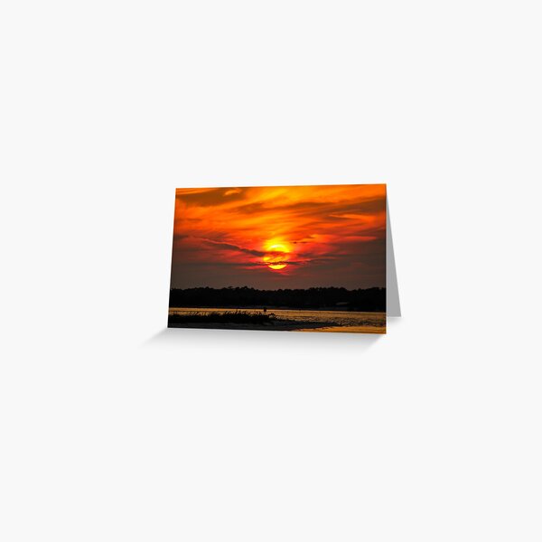 Fort Pickens Sunset Greeting Card