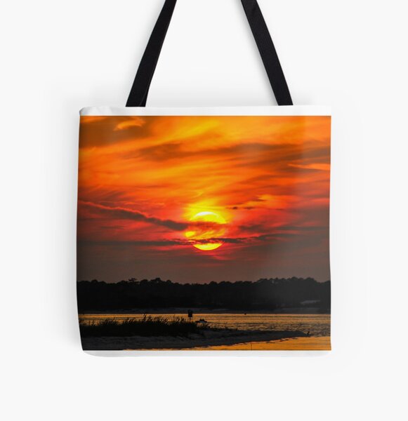 Fort Pickens Sunset All Over Print Tote Bag