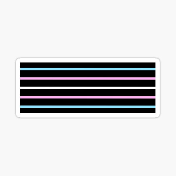 Trans Pride Stripes Sticker