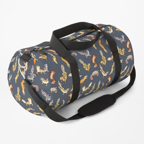 chub geckos in dark grey Duffle Bag