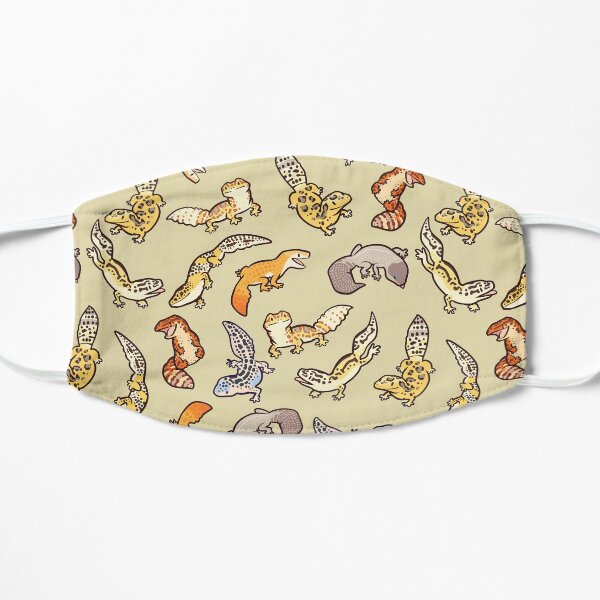 chub gecko babies Flat Mask