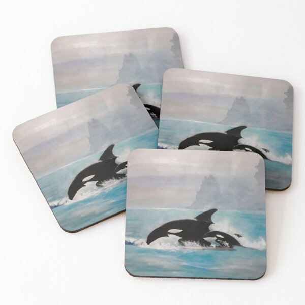 Item preview, Orca Strait Series V- Duet - Salish Sea designed and sold by Signe Knutson.