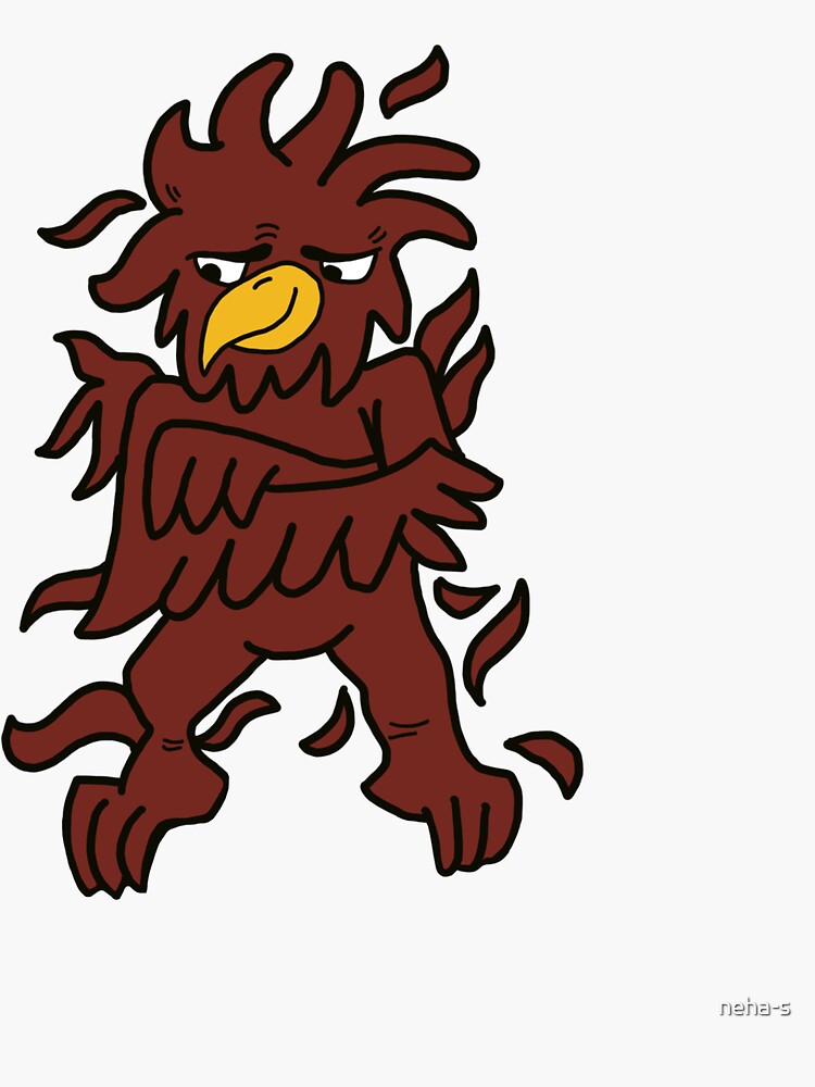 "uchicago phil the phoenix" Sticker for Sale by neha-s | Redbubble