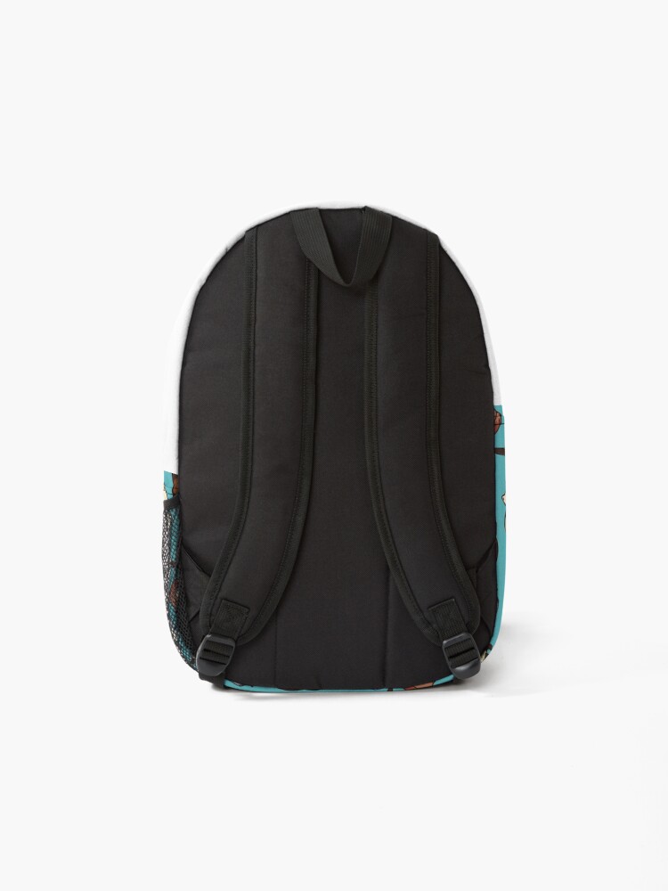 Alternate view of cat snakes in blue Backpack