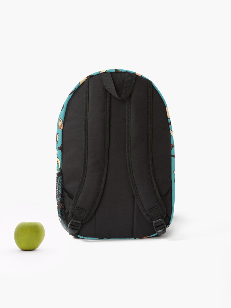 Alternate view of cat snakes in blue Backpack