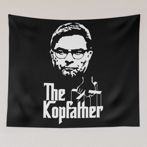 Item preview, The Kopfather Jurgen Klopp Slim Fit T-Shirt designed and sold by jacksteee19.