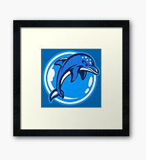 The Ecco Dolphins Framed Print