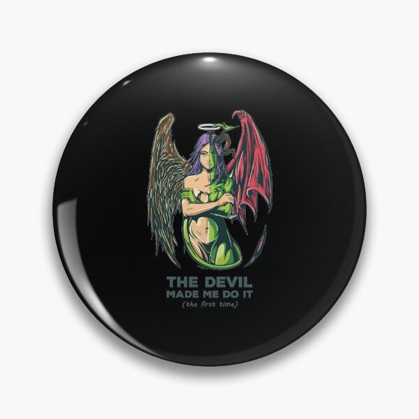 Item preview, The Devil Made Me Do It - Angel & Devil Girl designed and sold by KoolMoDee.