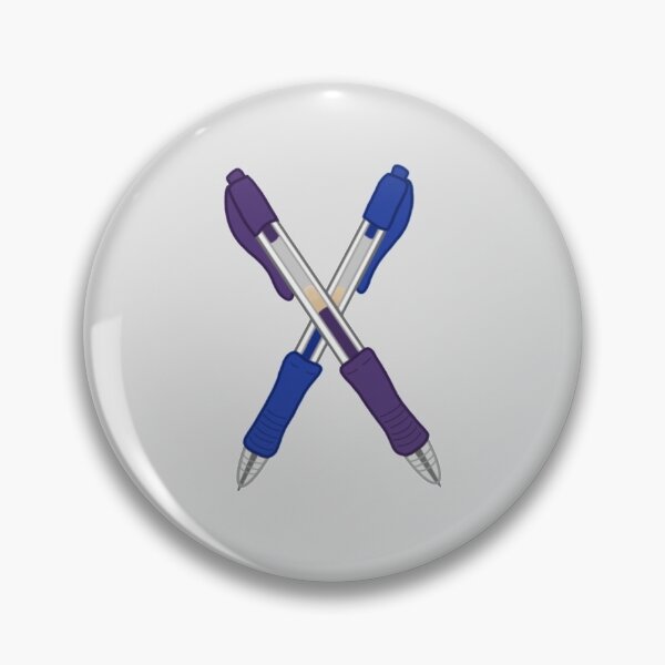 Item preview, Blue and Purple Pens designed and sold by ofstardust.