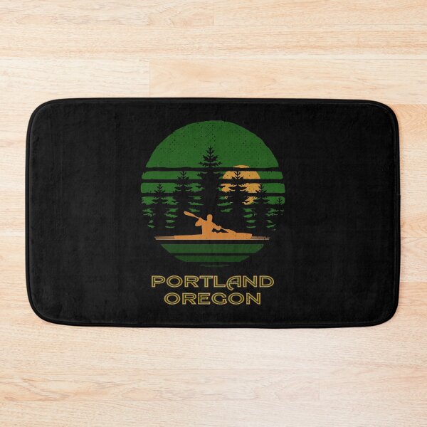 Aperçu de l'œuvre Pins de kayak de souvenir de Portland, Oregon créée et vendue par KoolMoDee.