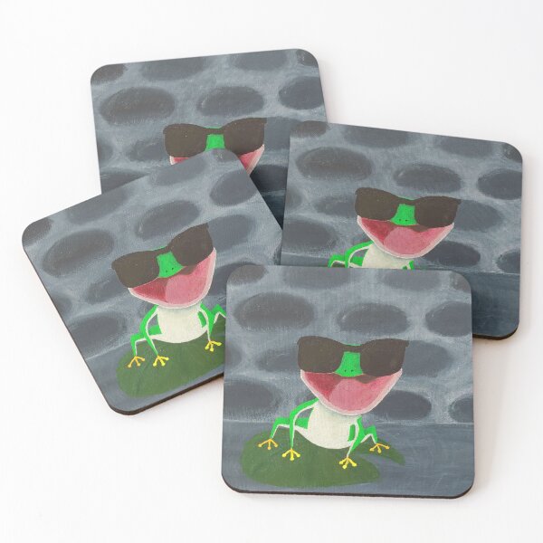 Item preview, Cool frog with background designed and sold by lillia Thompson.