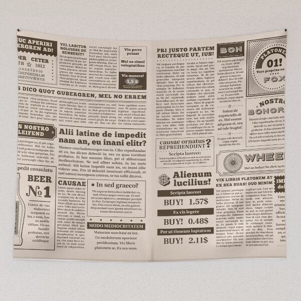 Item preview, Vintage Newspaper Mockup designed and sold by Vector Scout Lab.