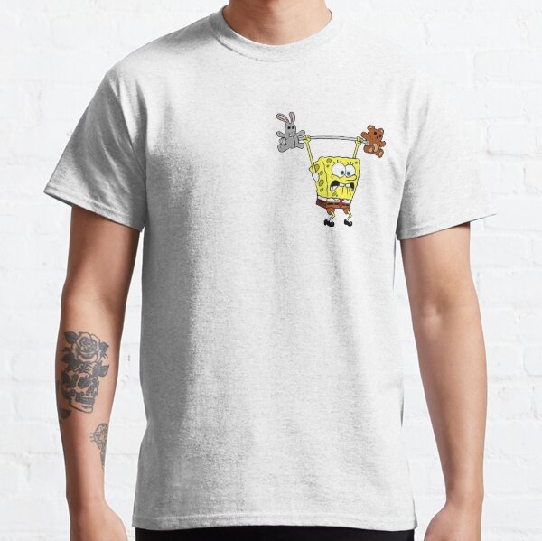 Spongebob Lifting Weights Classic T-Shirt