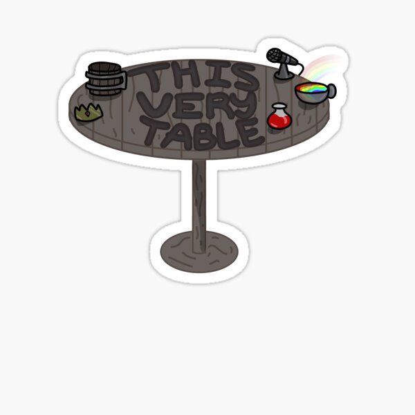 Item preview, Hello From The Magic Tavern This Very Table designed and sold by lizzybrunn.