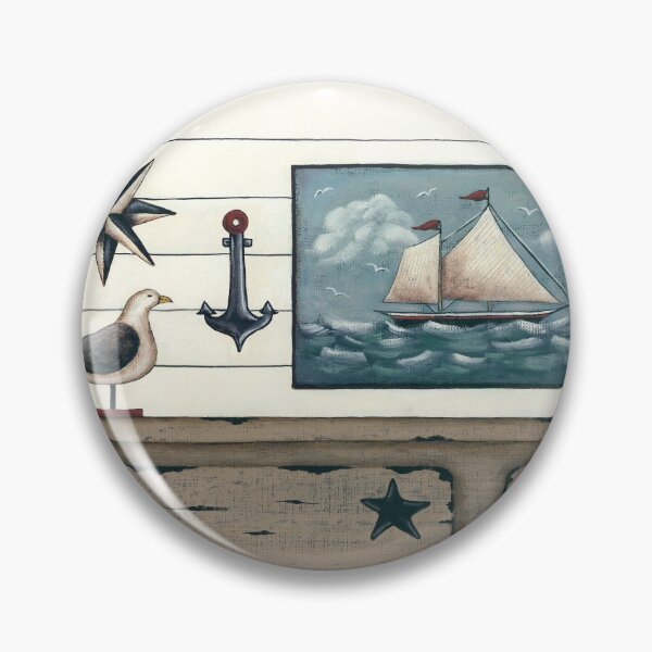 Item preview, Nautical Cupboard Still Life by Donna Atkins designed and sold by Donna Atkins.