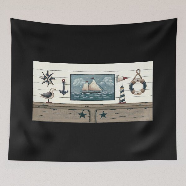 Item preview, Nautical Cupboard Still Life by Donna Atkins designed and sold by Donna Atkins.