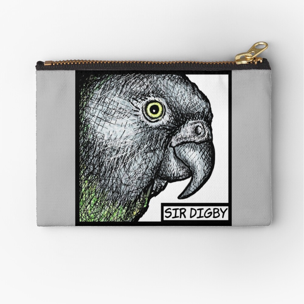 "Sir Digby, 2014" Zipper Pouch