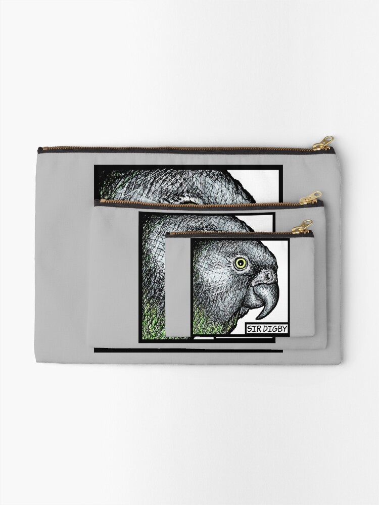 Alternate view of "Sir Digby, 2014" Zipper Pouch