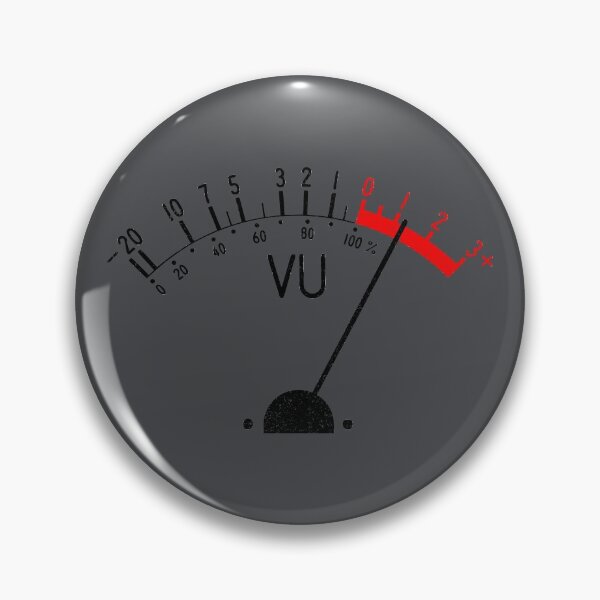 Item preview, Vintage VU Meter (distressed black) designed and sold by siggyspatsky.