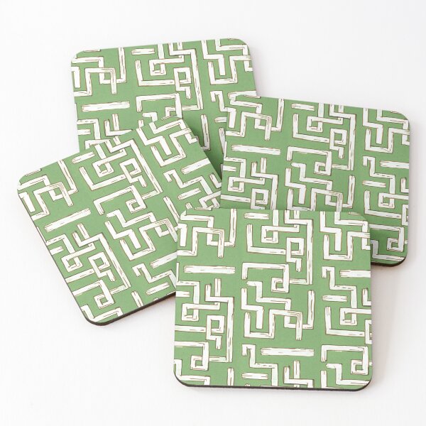 Item preview, labyrinth pattern - green designed and sold by KarolinaSt.