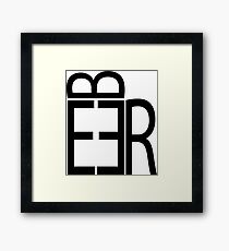 BEER Framed Print