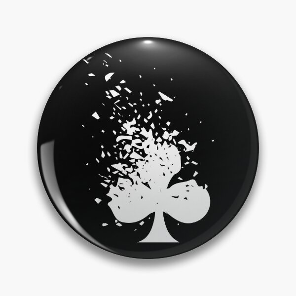 Item preview, Club Disintegrating Poker Card Design designed and sold by KoolMoDee.