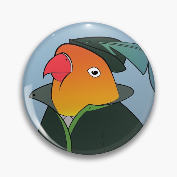 Item preview, Teal the Love Bird Bard designed and sold by Desiree Fulton.