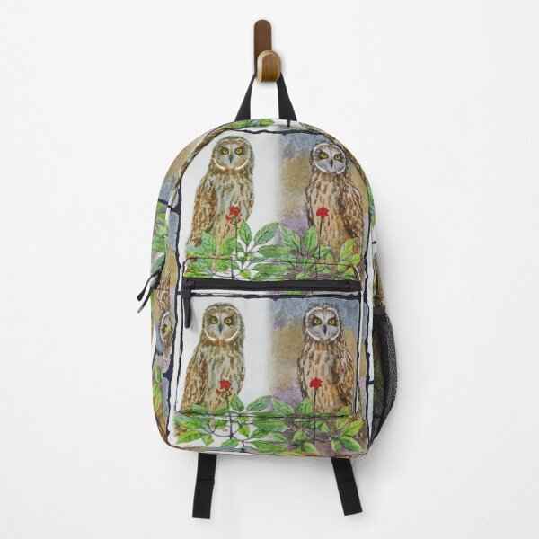 Item preview, Polar owl and ginseng. Watercolor. designed and sold by gallaart.